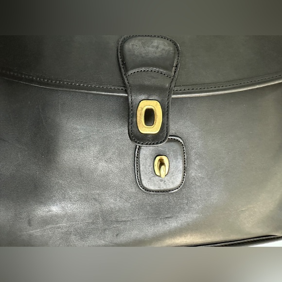 Vintage Coach Beekman Black Leather Briefcase G8C-5266 USA - Picture 6 of 16